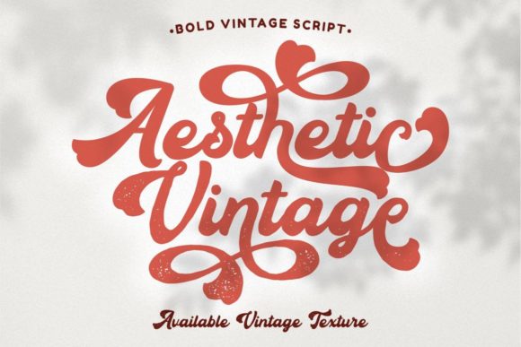 Aesthetic Vintage Font for Bold Branding