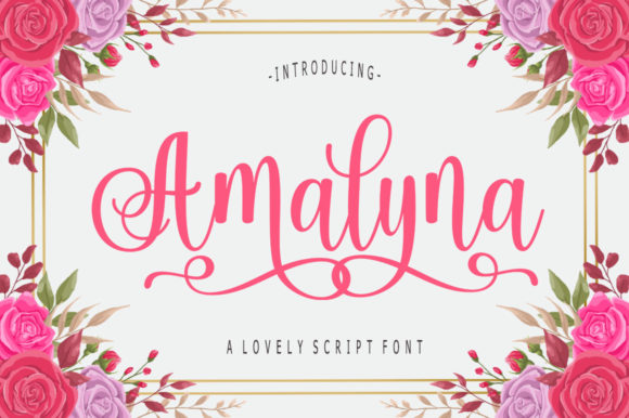 Amalyna: A Sweet Handwritten Font for Branding