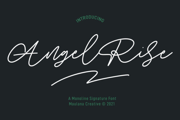 Angel Rise: A Timeless Handwritten Font for Branding