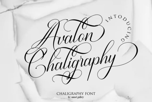 Avalon Chaligraphy Font for Modern Web Design