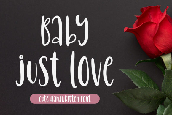 Baby Just Love: A Playful Handwritten Font for Web Design