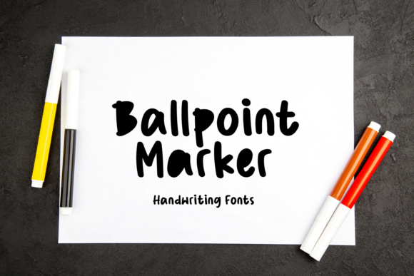 Ballpoint Marker: A Handwritten Font for Relaxed Editorial Design
