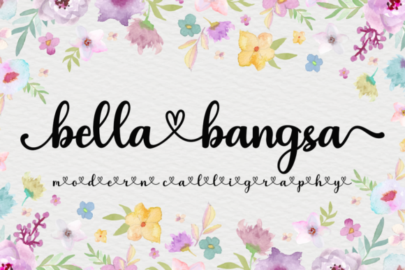 Bella Bangsa: A Graceful Script Font for Editorial Design