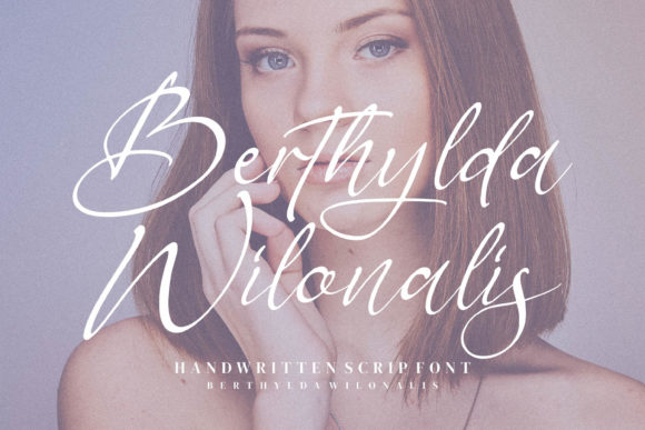 Berthylda Wilonalis: A Delicate Script Typeface for Elegant Branding