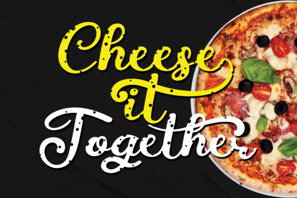Cheese It Together Font for Web Design
