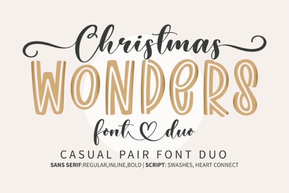 Christmas Wonders: A Festive Typeface for Crafters