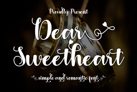 Dear Sweetheart Font for Handmade Brands