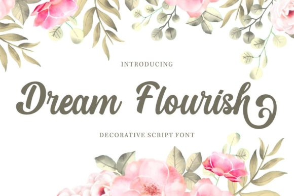 Dream Flourish: A Script Font for Editorial Grace