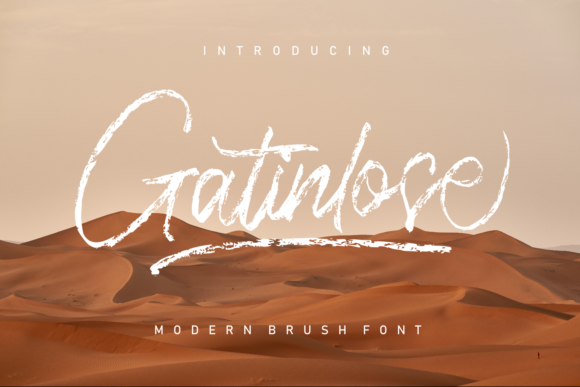 Gatinlose: A Modern Script Font for Editorial Design