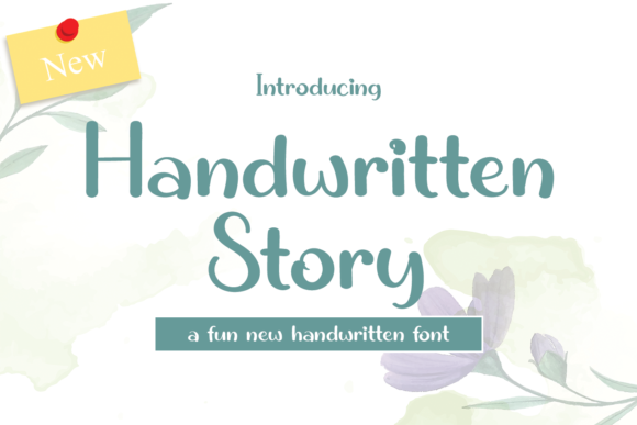 Handwritten Story Font for Modern Web Design