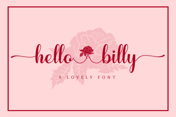 Hello Billy: A Modern Handwritten Font for Branding
