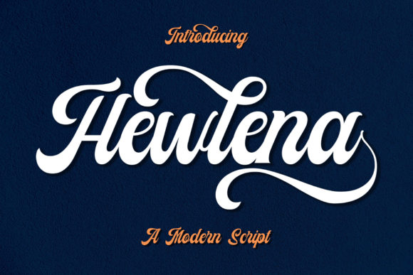 Hewlena: A Bold Handwritten Font for Web Design