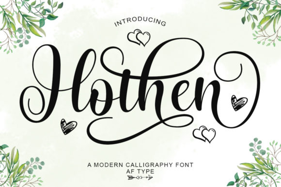Hothen: A Premium Script Font for Modern Web Design