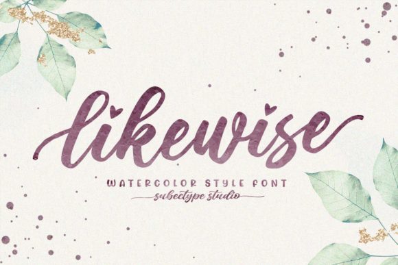 Likewise Font: A Calm Script for Editorial Design