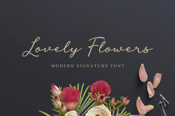 Lovely Flowers: A Balanced Script Font for Web Design
