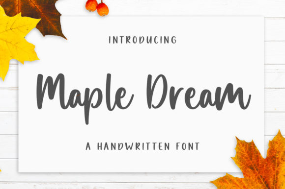 Maple Dream: A Premium Script Font for Campaigns