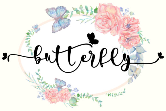 Pretty Butterfly: A Handwritten Font for Branding