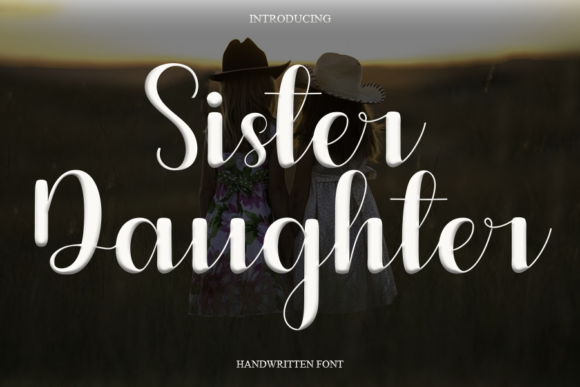 Sister Daughter: A Graceful Script Font for Editors