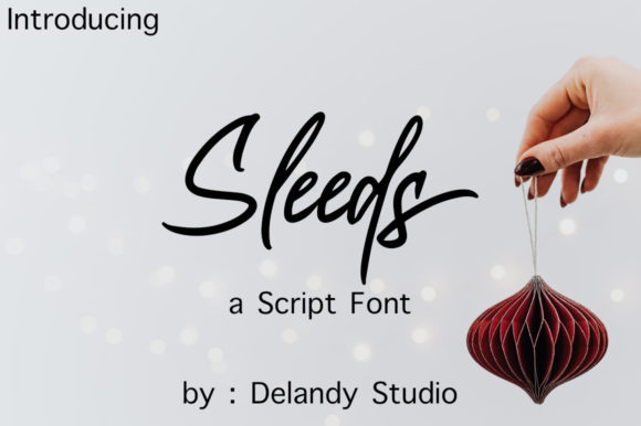 Sleeds Font: Elevate Your Holiday Campaigns