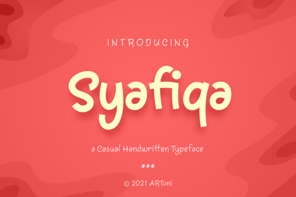 Syafiqa: A Handwritten Font for Authentic Campaigns