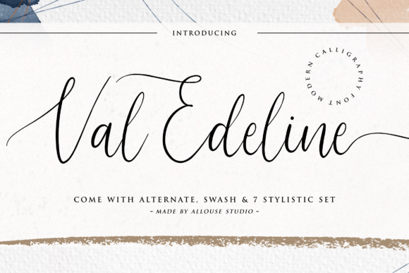 Val Edeline: A Delicate Script Font for Makers