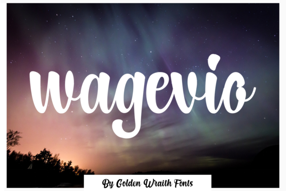 Wagevio: A Timeless Handwritten Typeface for Editorial Design
