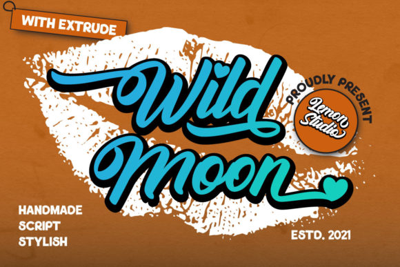 Wild Moon Font for Editorial Design