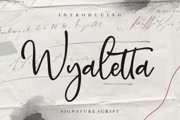 Wyaletta Font Review for Web Designers